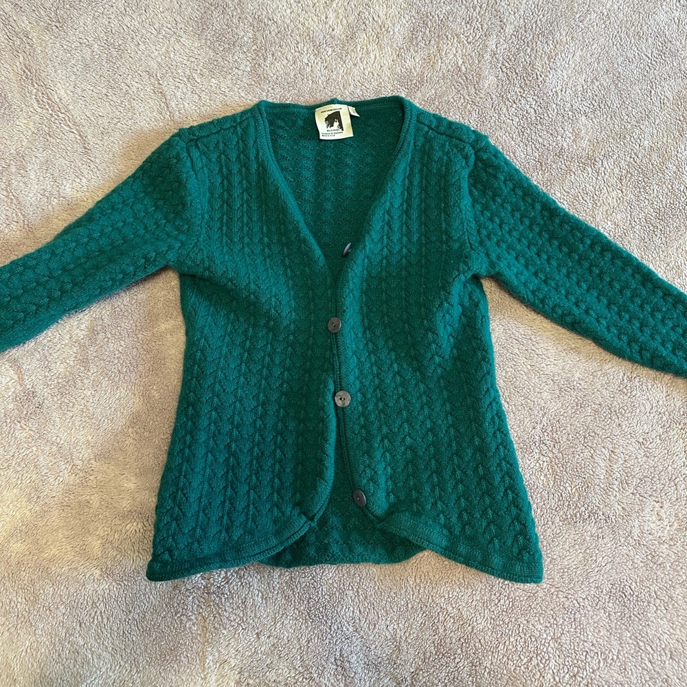 Bellemare wool cardigan, size small